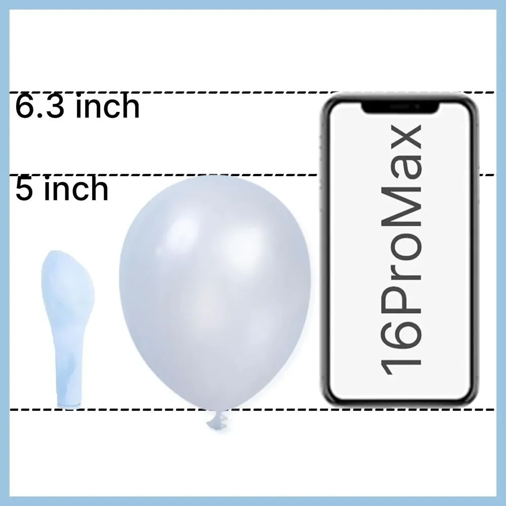100 Pearl Pastel Light Blue 5